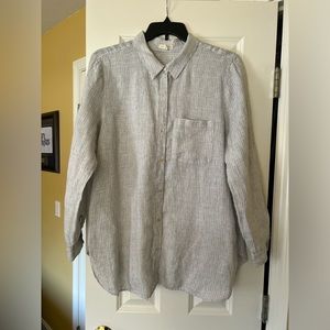 Eileen Fisher Linen Blouse